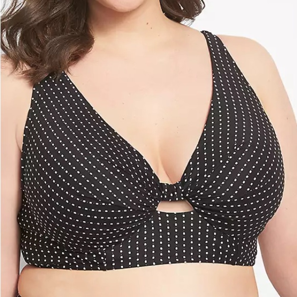 Lane Bryant Bikini Top only, 44DD used like new, only worn once.